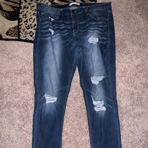Day trip distressed denim